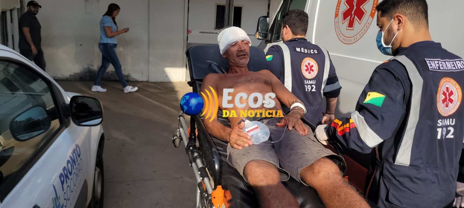 Padastro é agredido pelo enteado à ripadas no loteamento Santo Afonso