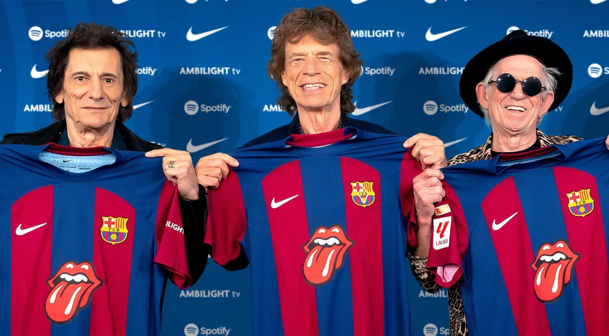 Barcelona usará camisa com símbolo dos Rolling Stones em jogo contra o Real Madrid