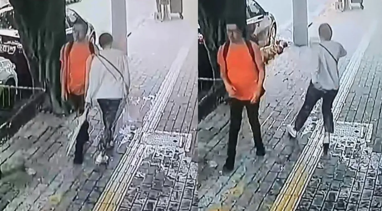 Vídeo: homem dá esbarrão proposital e provoca fratura em idosa de 86 anos