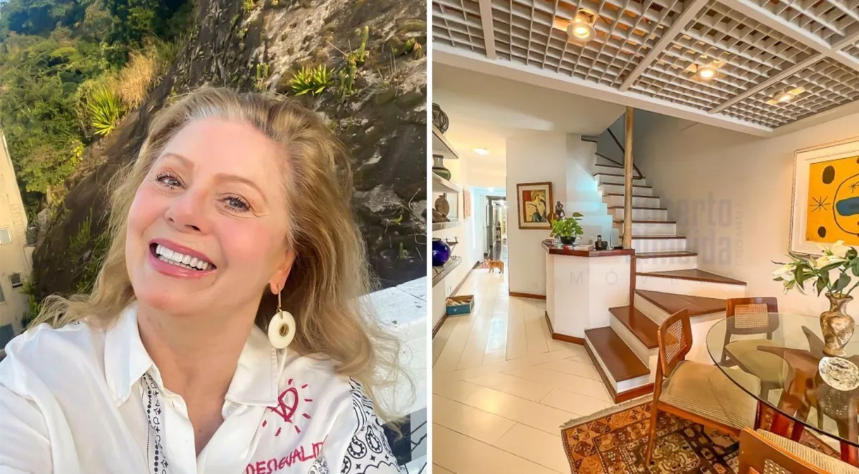 Vera Fischer coloca sua cobertura duplex à venda por R$ 6 milhões; veja as fotos