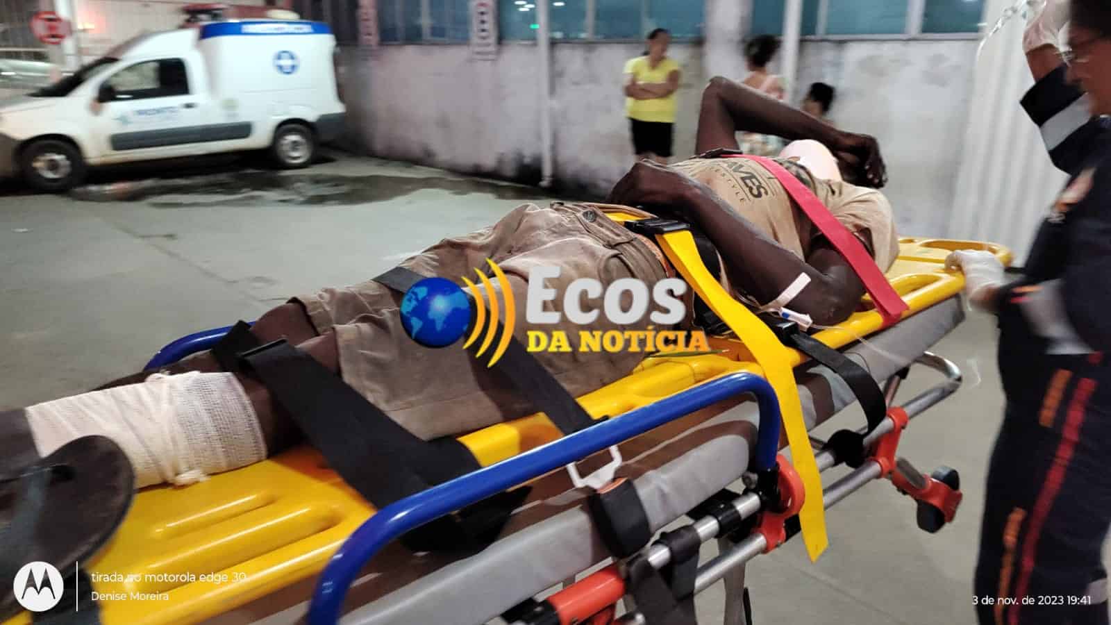 Idoso de 63 anos é atropelado na BR 364, sentido Vila Campinas