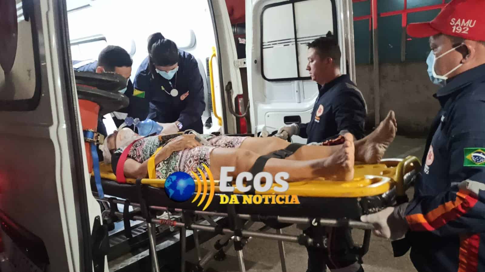 Idosa é atropelada duas vezes e vai parar em estado gravíssimo no PS da capital