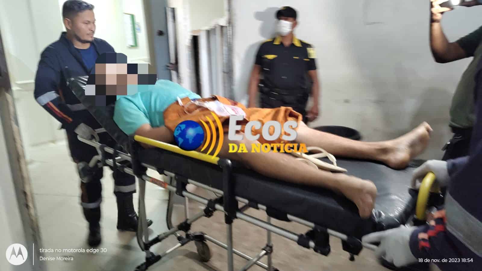 Criminoso é ferido com um tiro após assaltar trabalhador