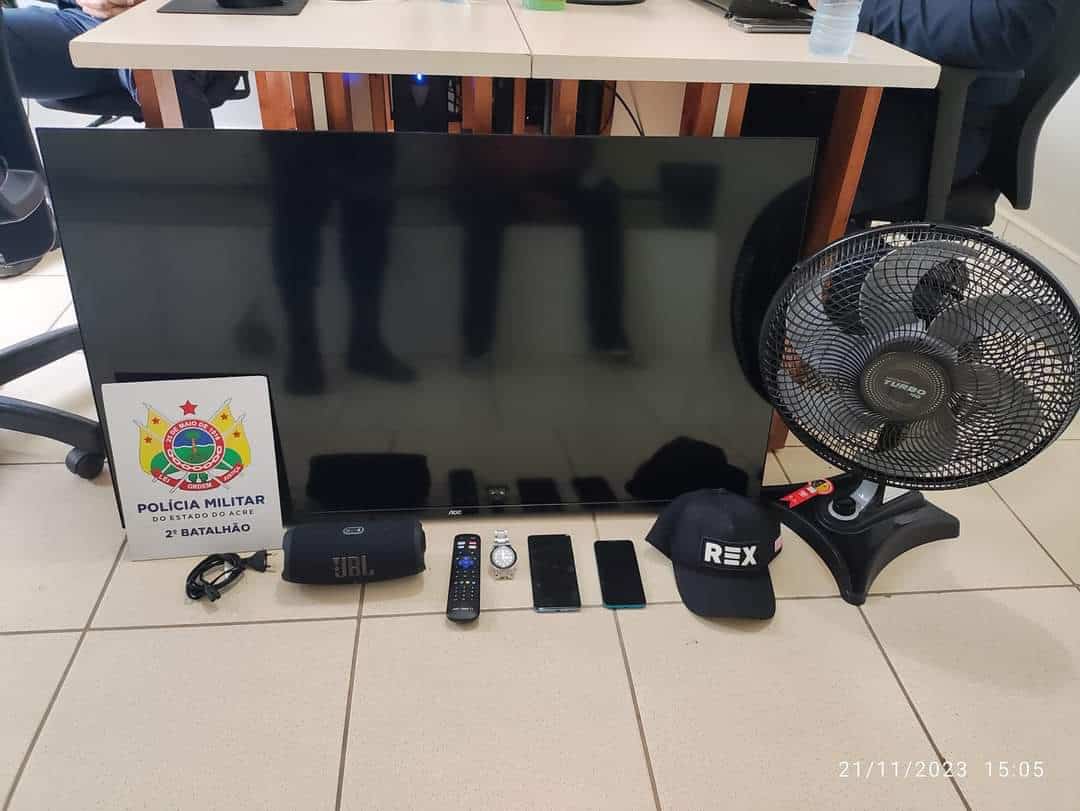 Polícia Militar prende homem após furtar casa na Vila Acre