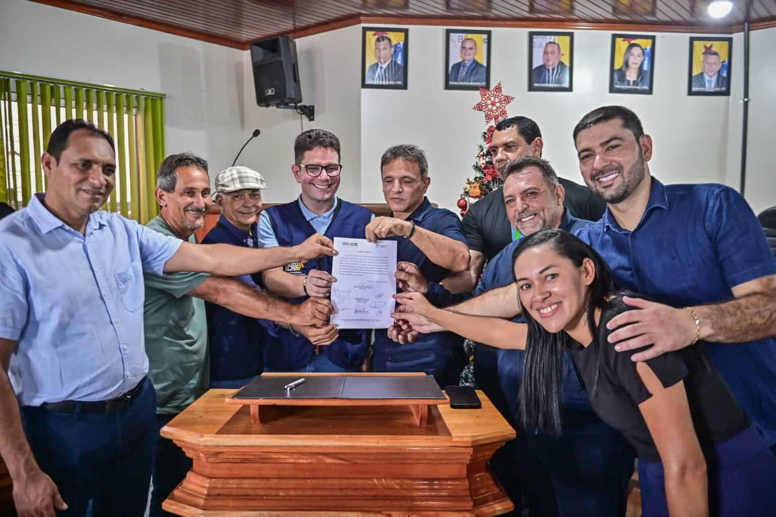 Governo anuncia início da construção da Passarela sobre o Rio Amônia, em Marechal Thaumaturgo