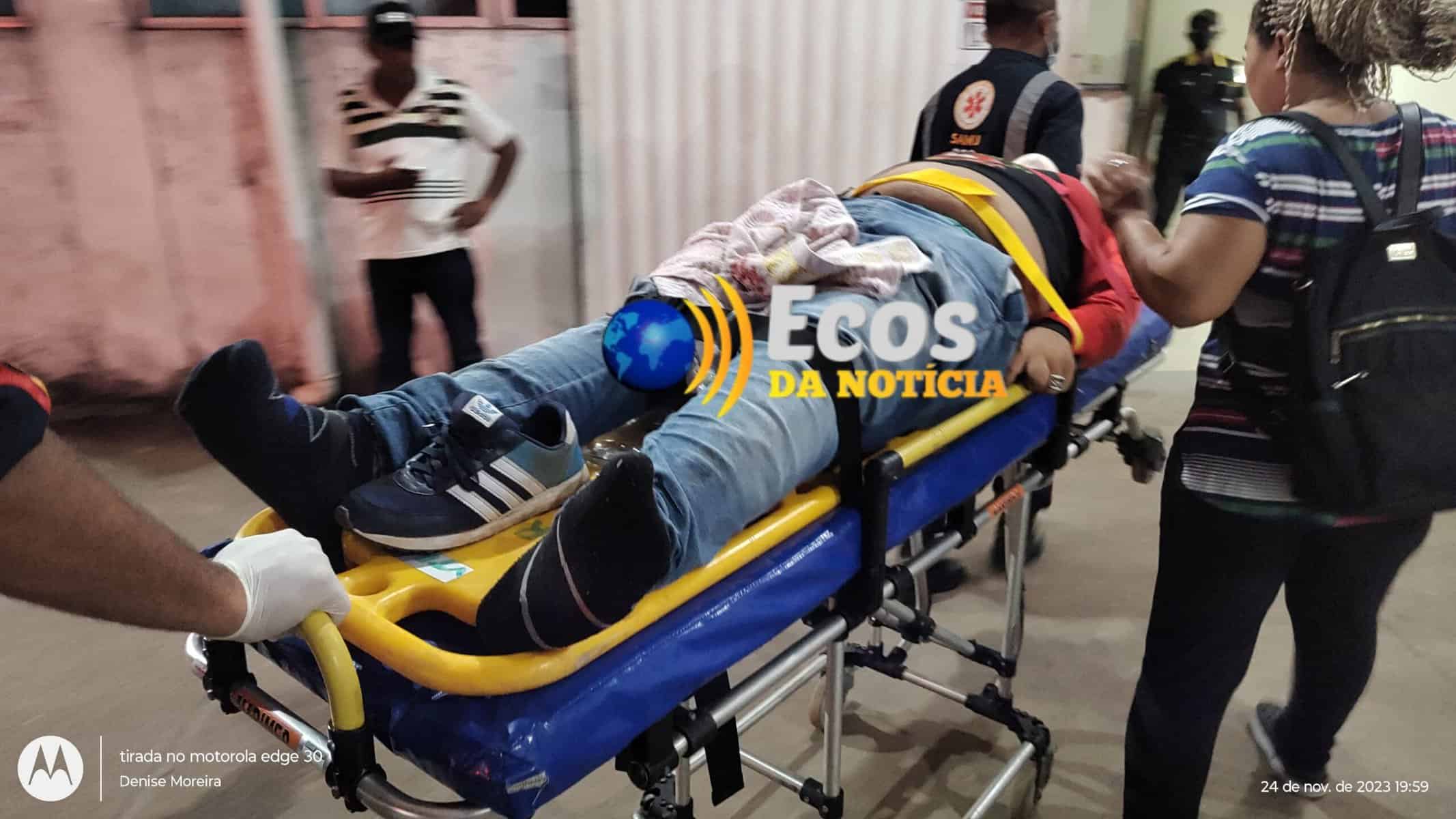 Motoboy sofre acidente, após carro invadir preferencial no bairro Bom Jesus, na capital