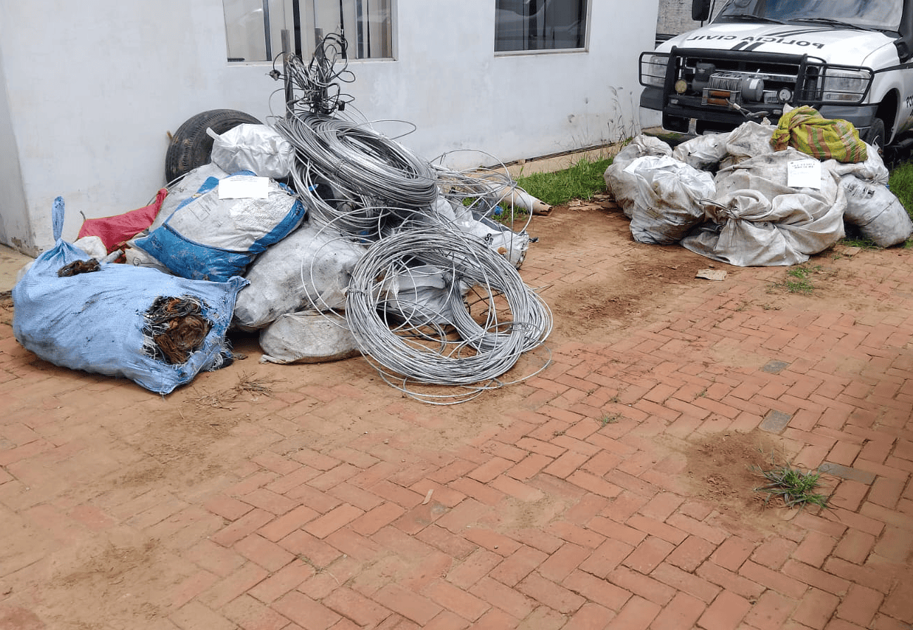 Polícia Civil do Acre apreende quase uma tonelada de fios de cobre em Rio Branco