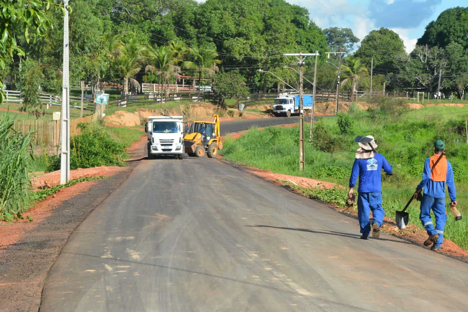 Prefeitura entra na fase final de conclusão do asfaltamento do Ramal Itucumã
