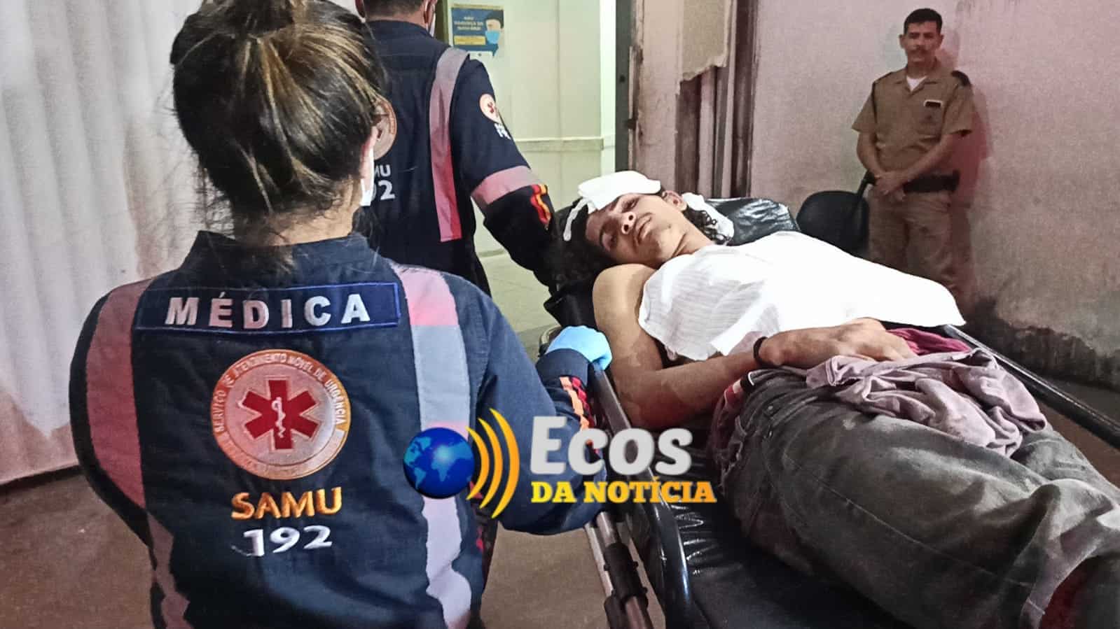 Jovem é agredido a golpes de garrafa e ripa e vai parar no Pronto-Socorro de Rio Branco