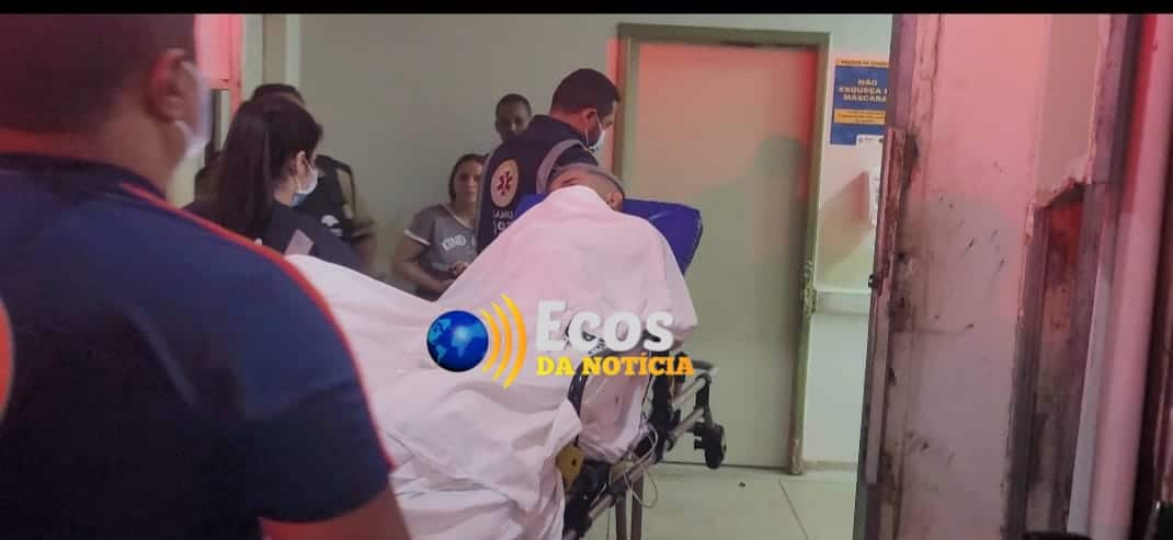 Monitorado chega  baleado na Upa da  Cidade do Povo e é transferido para o Pronto Socorro