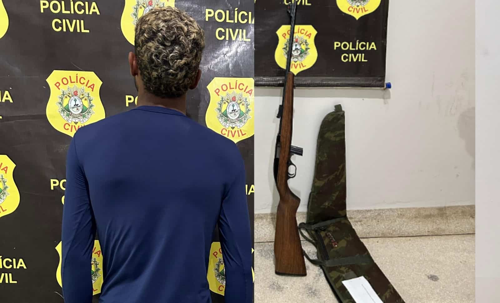 Polícia Civil prende homem que usou criança  como refém para roubar rifle em Tarauacá