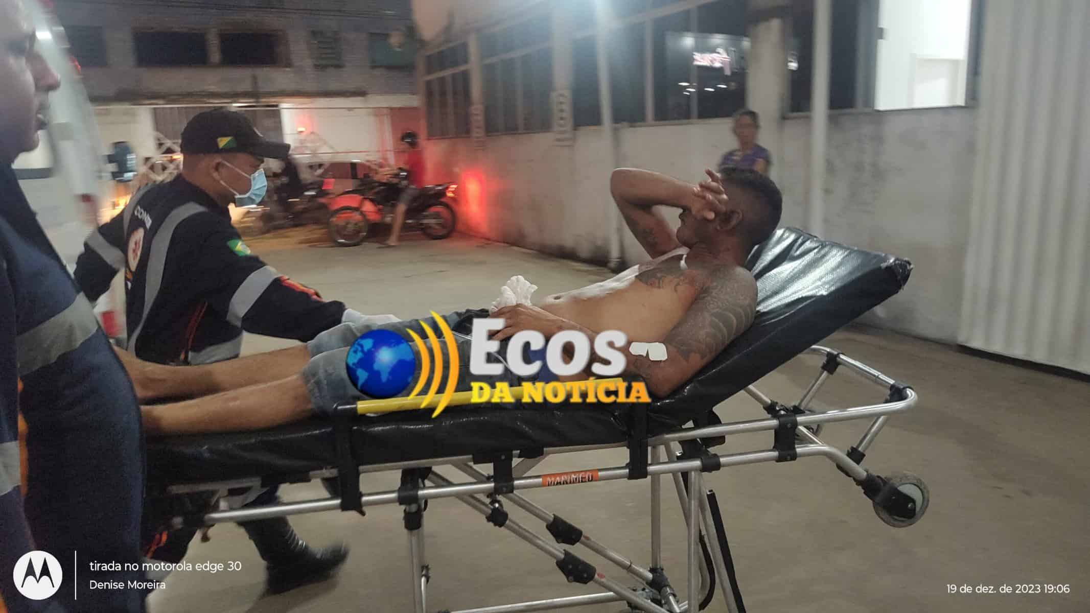 Homem é agredido à ripadas por negar bebida alcoólica, no bairro Conquista em Rio Branco