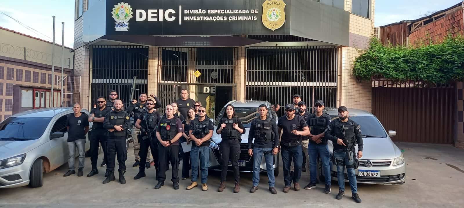 Polícia Civil prende três pessoas acusadas de matar homem no 2° distrito, em Rio Branco