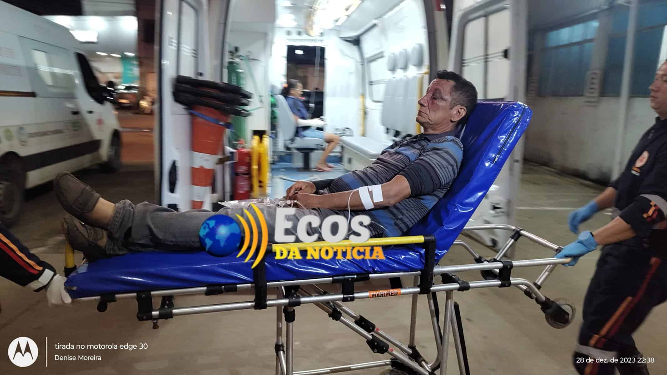 Idosos são agredidos com chutes e socos, após separar brigas no bairro Santa Maria