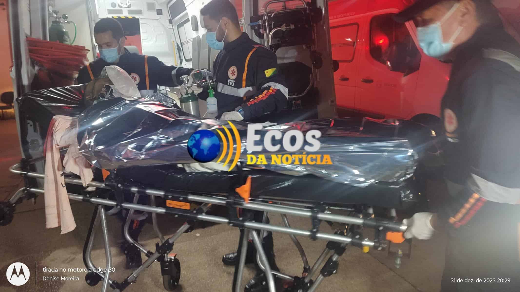 Monitorado é ferido com um tiro em frente a sua residência e vai parar no PS de Rio Branco