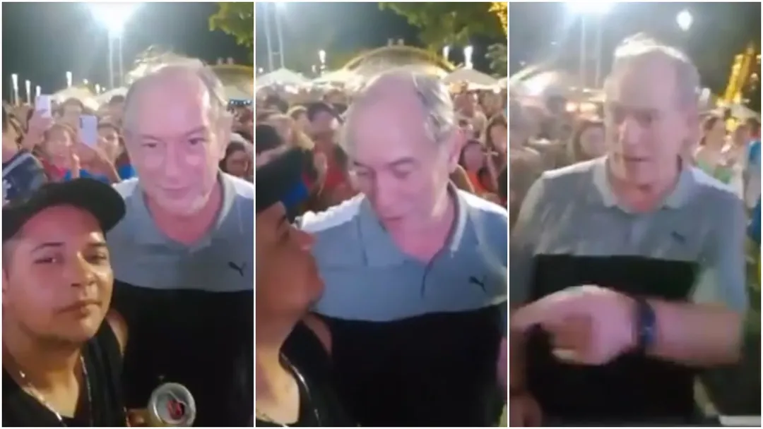 VÍDEO: Ciro Gomes dá tapa em homem após ser chamado de bandido em Fortaleza