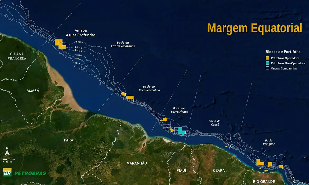 Petrobras envia navio-sonda à Margem Equatorial para retomar exploração