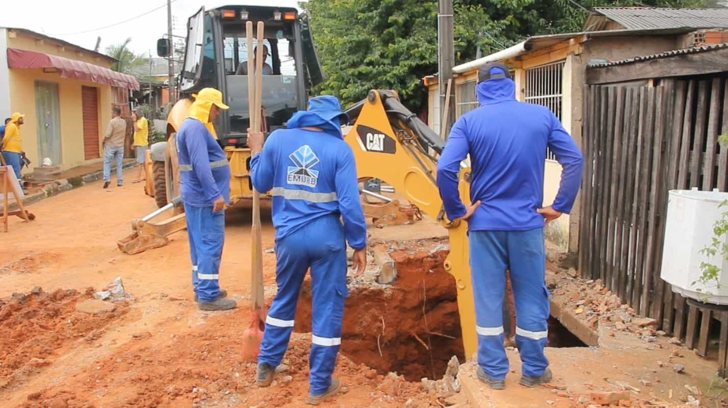 Prefeitura realiza obras em 16 frentes de serviços na capital