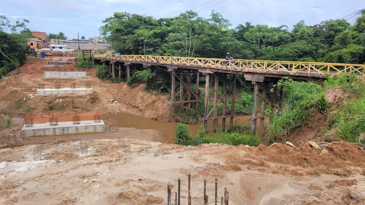Ponte sobre Igarapé Judia promete interligar bairros e desafogar trânsito no 2° Distrito