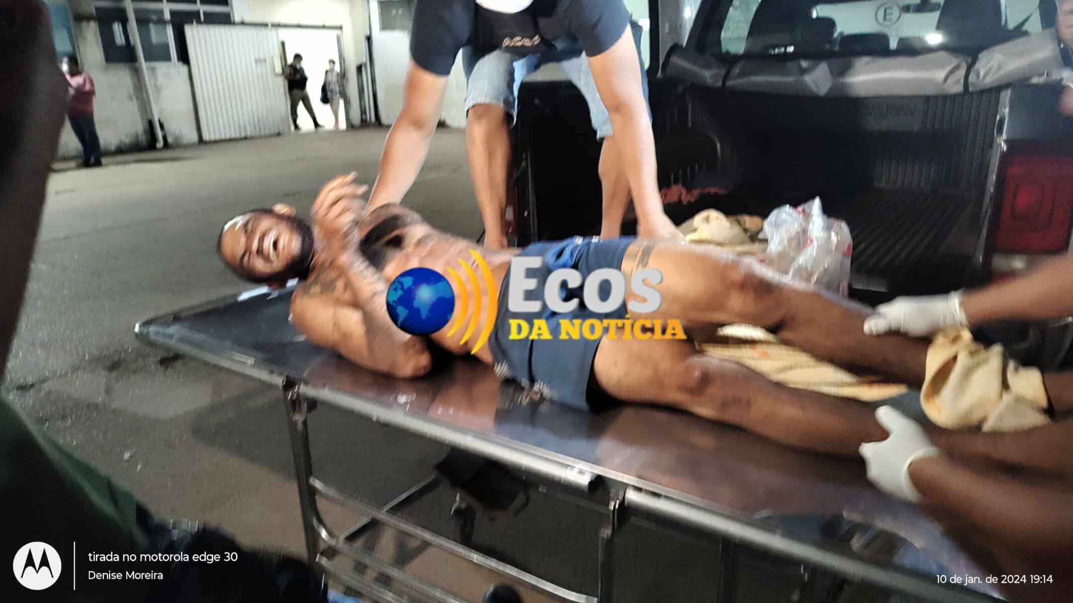 Homem sofre agressões e tem cabeça rachada no bairro Recanto dos Buritis