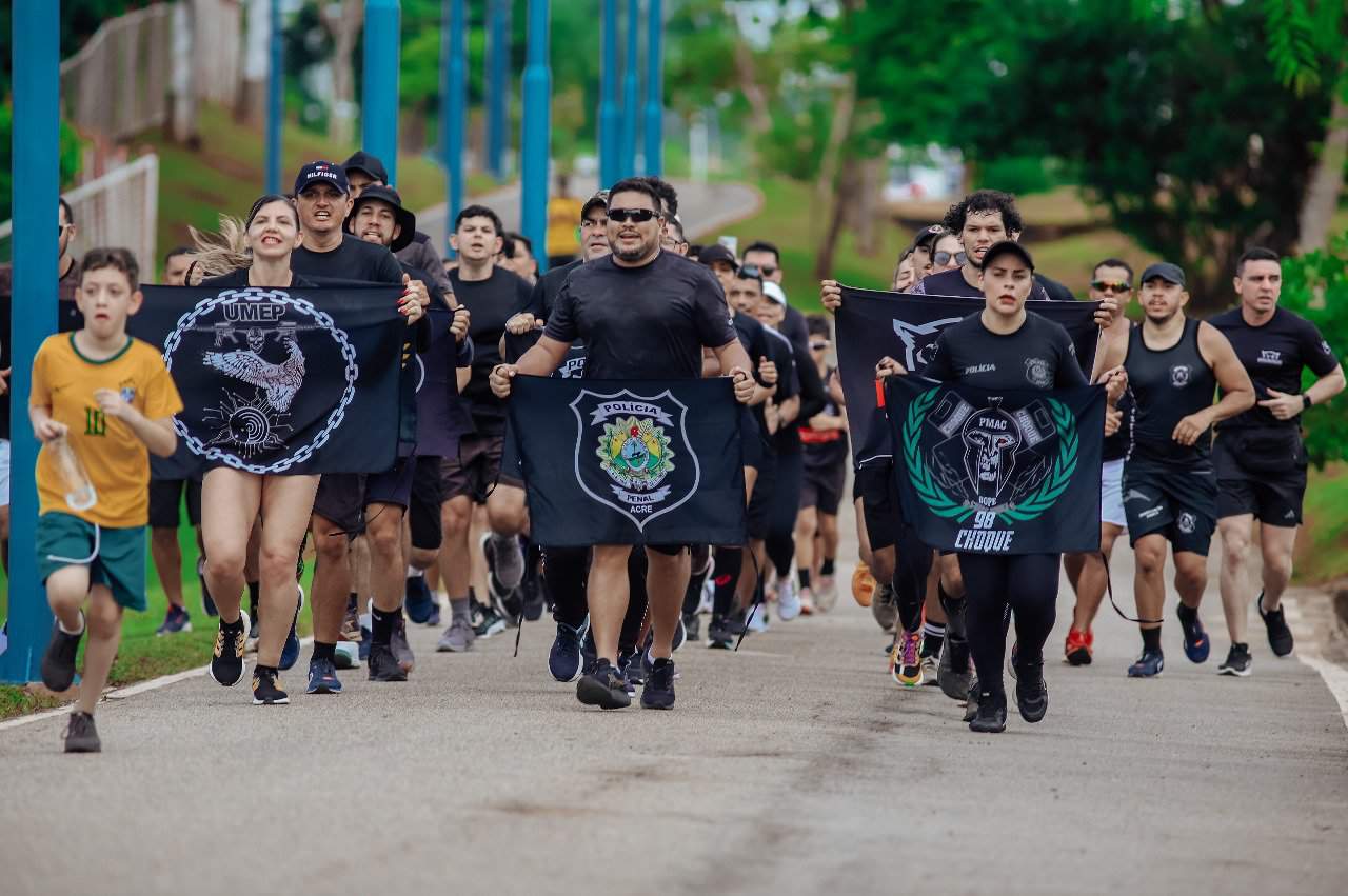 Grupo Penitenciário de Operações Especiais celebra 7º aniversário com corrida