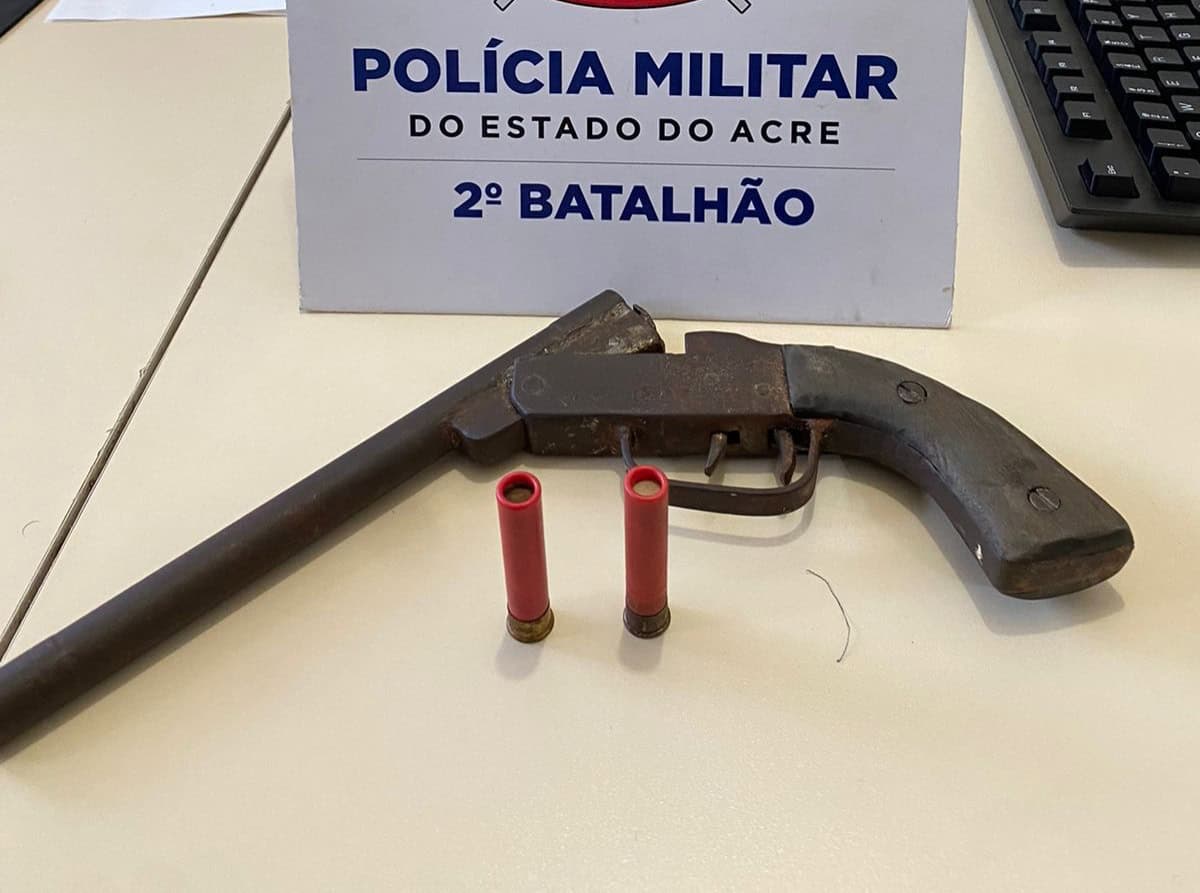 Durante Operação,Polícia Militar apreende mais uma arma de fogo no Bairro Taquari