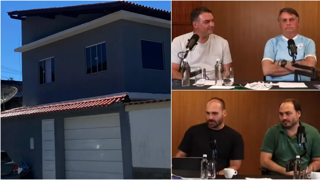 Polícia Federal foi até casa de praia em Angra; Bolsonaro e filhos deixaram o local de barco