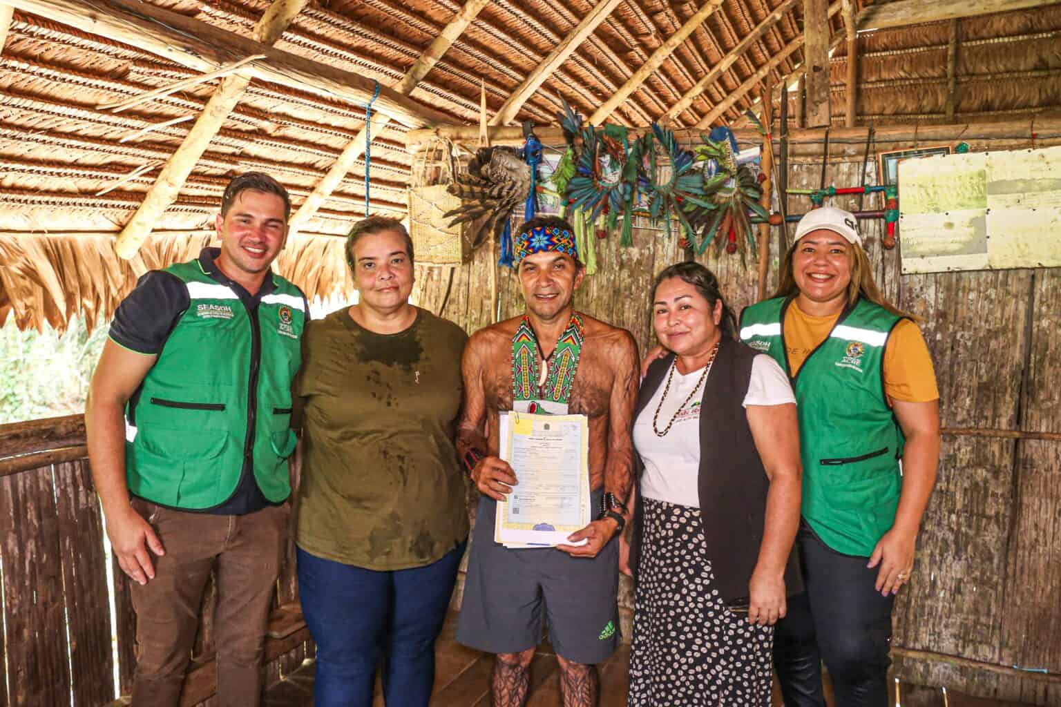 Governo do Estado avança na entrega de benefícios ao Povo Indígena Puyanawa