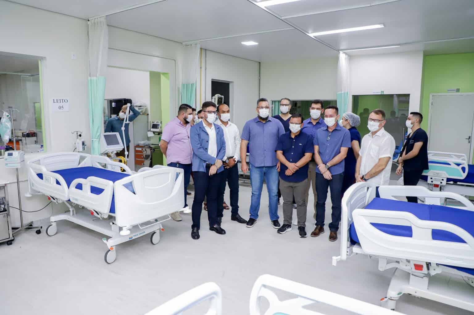 Governo realiza a entrega de novos leitos de UTI no Into para reforço no atendimento à população