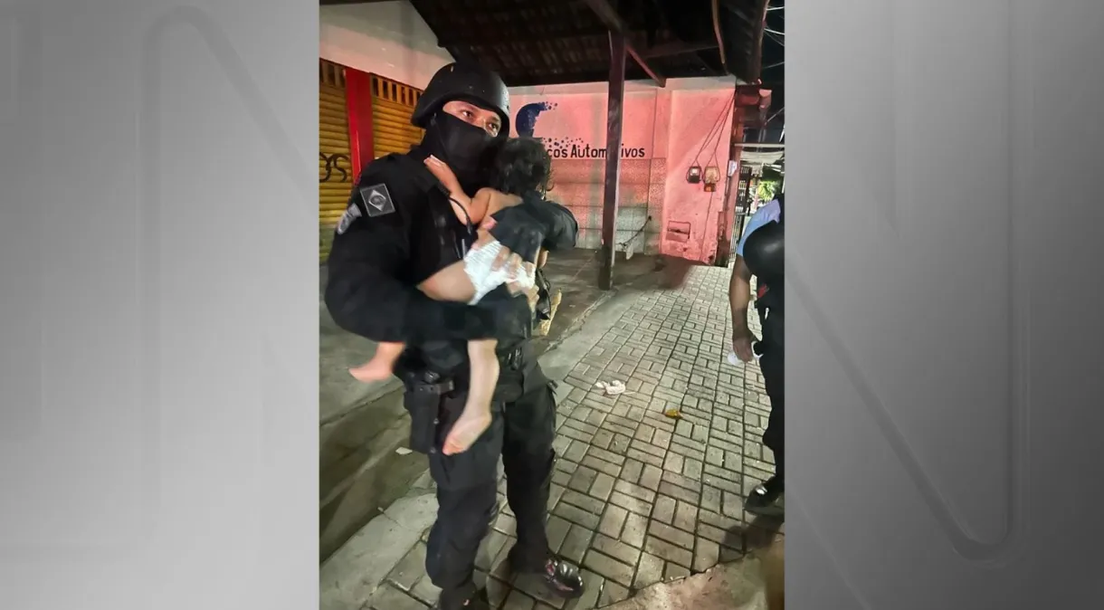 Atirador de elite dispara na mão de homem que fazia filho de refém em Fortaleza