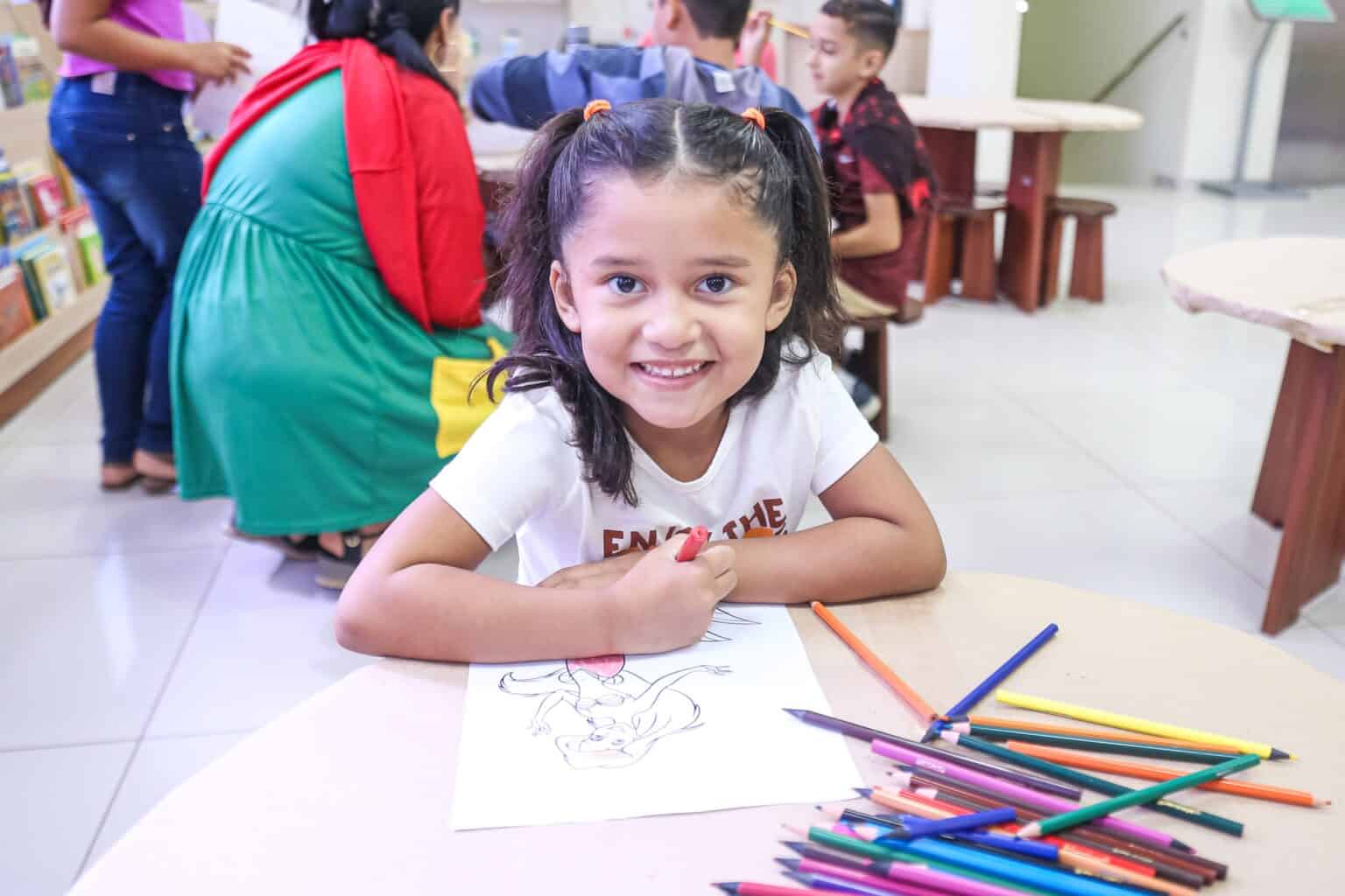 Governo do Estado promove Colônia de Férias na Biblioteca Pública Padre Trindade