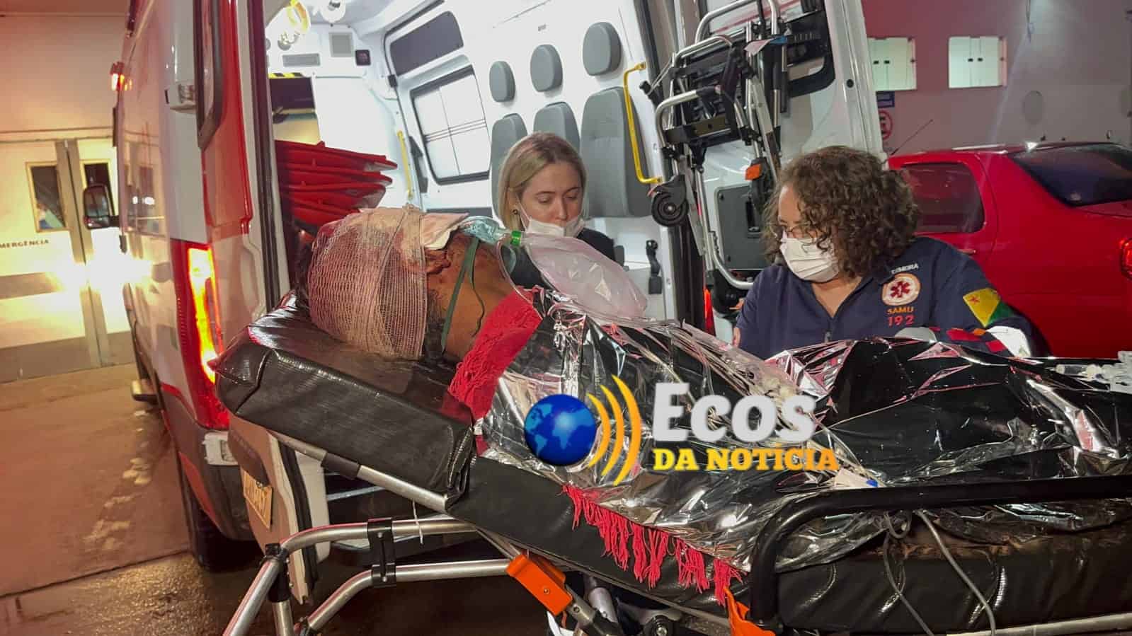 Jovem sofre ataque a golpes de faca é encaminhado em estado grave ao PS de Rio Branco