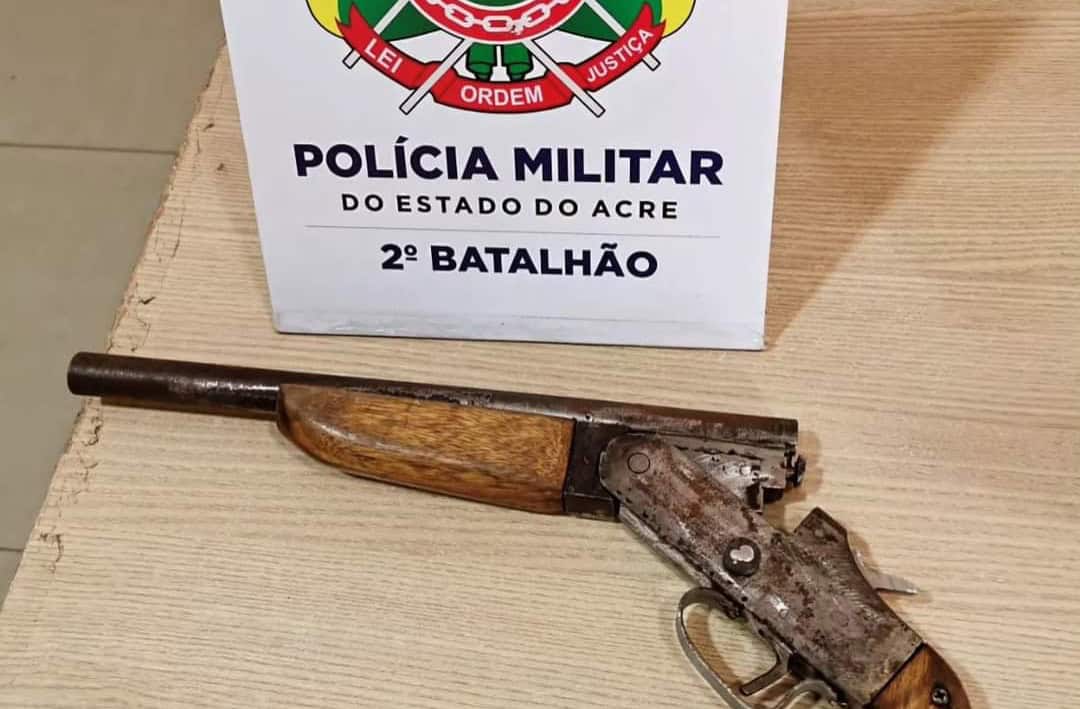Polícia apreende mais uma arma de fogo no bairro Taquari