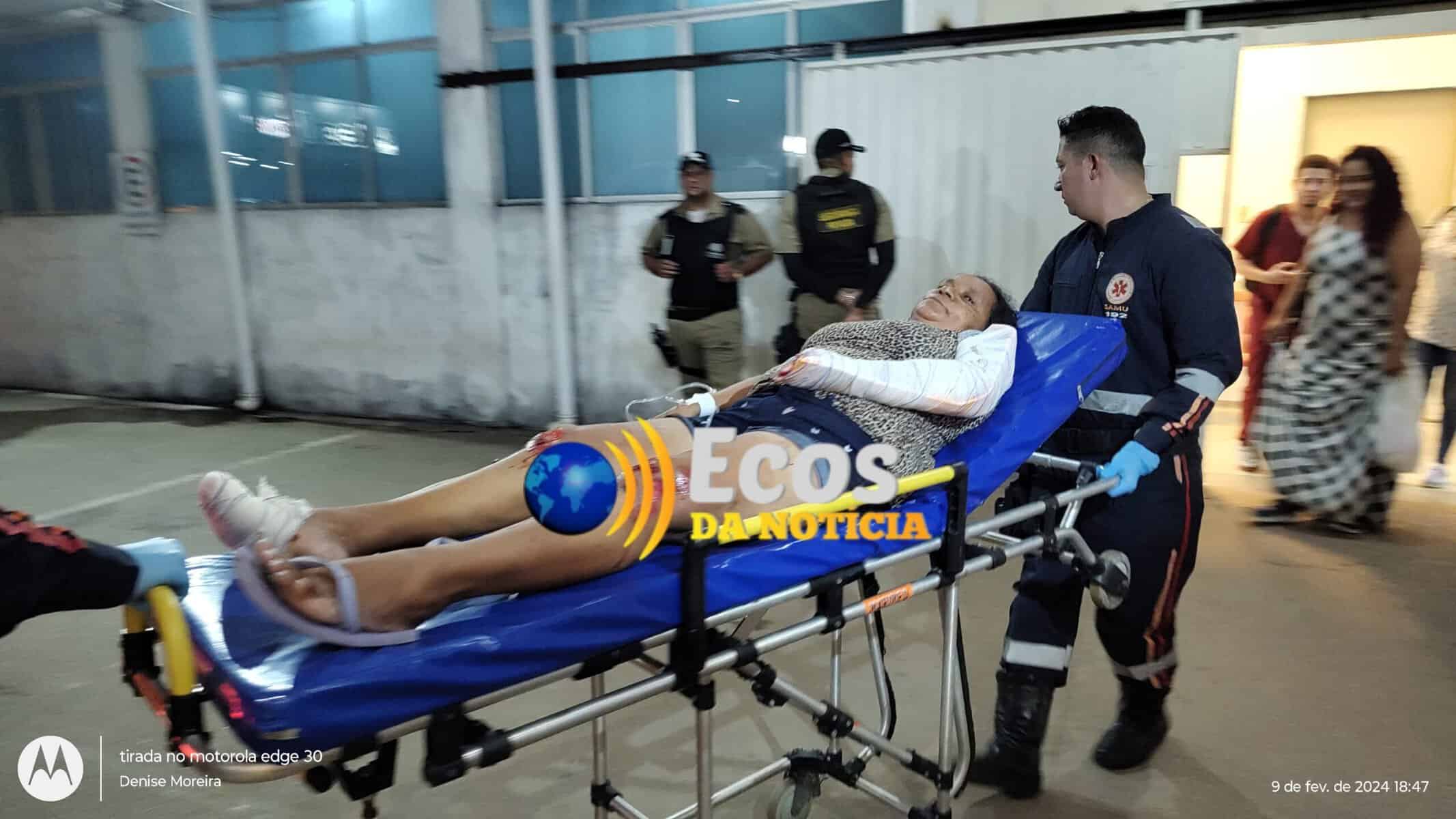 Colisão entre caminhão e moto, deixa duas pessoas feridas em Rio Branco