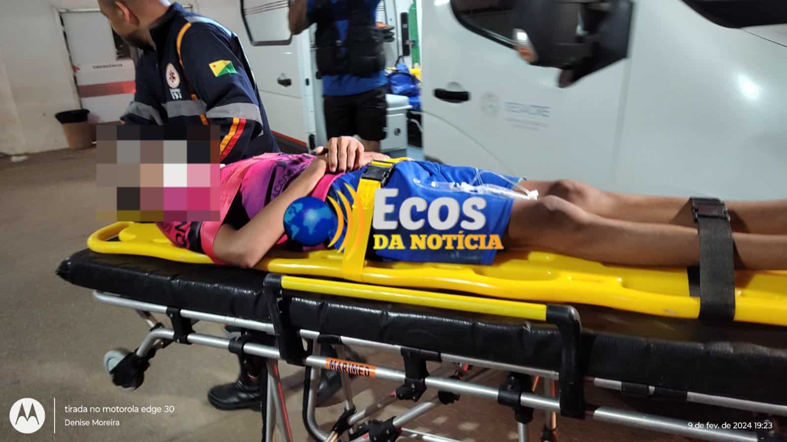 Adolescente sofre acidente enquanto trabalhava fazendo farinha em  Sena Madureira