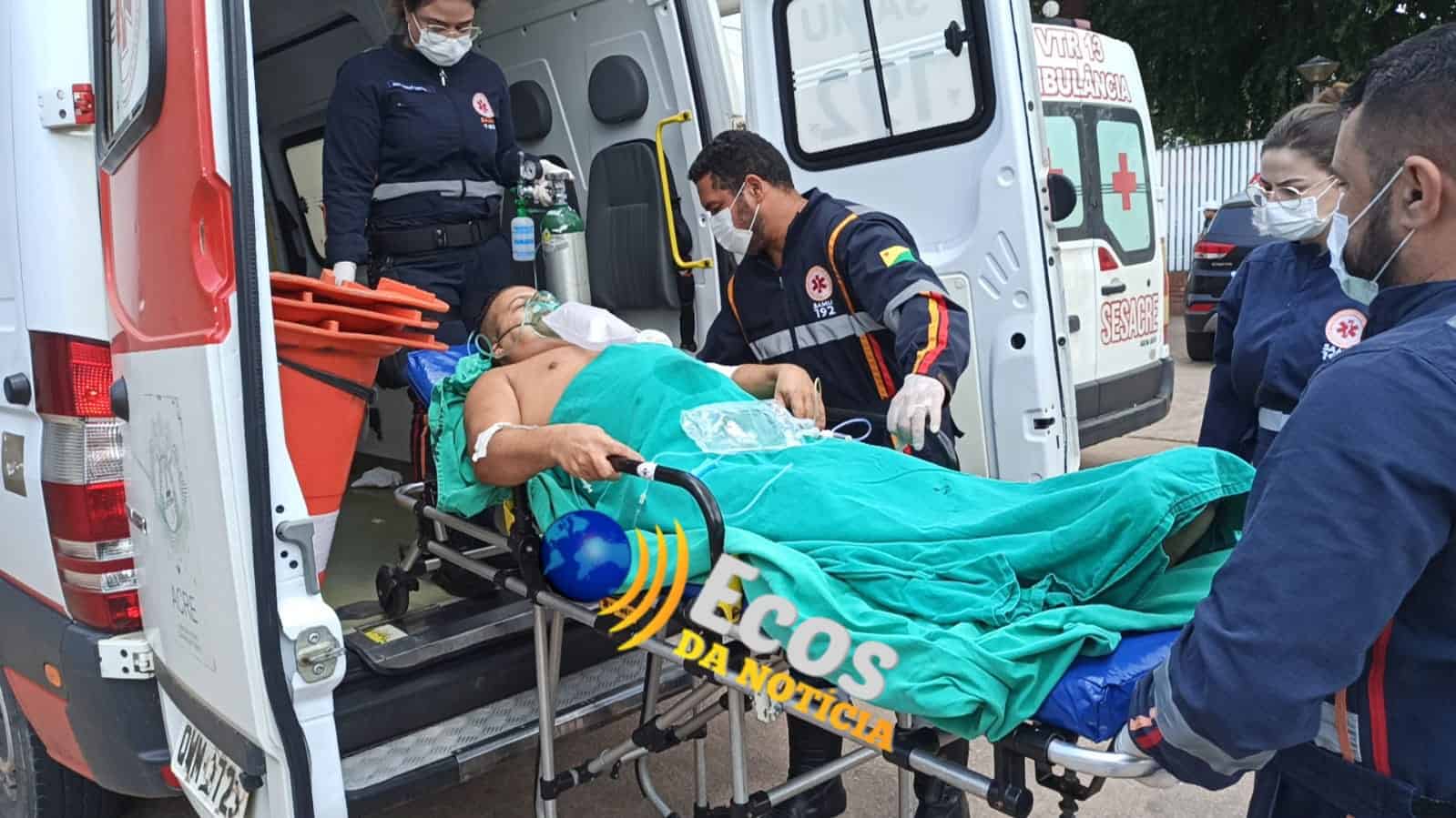 Briga entre Padrasto e enteado termina com um ferido a golpes de faca e outro preso em Rio Branco