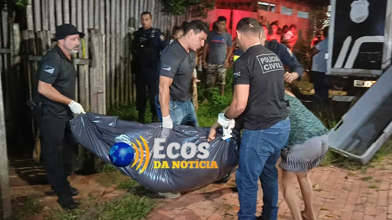 Criminosos invadem residência e executam jovem na frente da mãe, esposa e filhos no bairro Taquari