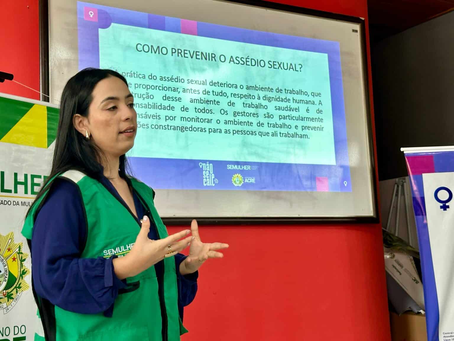 Semulher realiza palestras sobre assédio moral e sexual na capital e interior