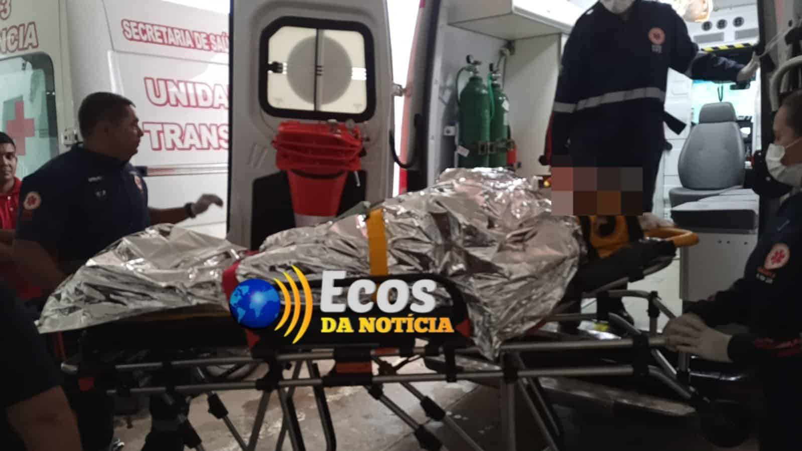 Colisão entre motocicletas deixa 2 feridos em Porto Acre