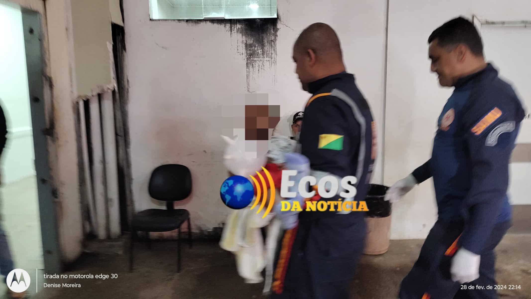 Criança sofre queimaduras após derrubar panela de leite quente