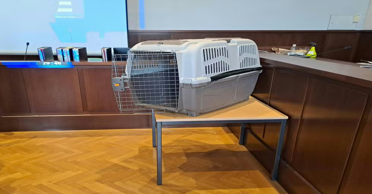 Mulher é condenada por manter filho em caixa de transporte para cachorros