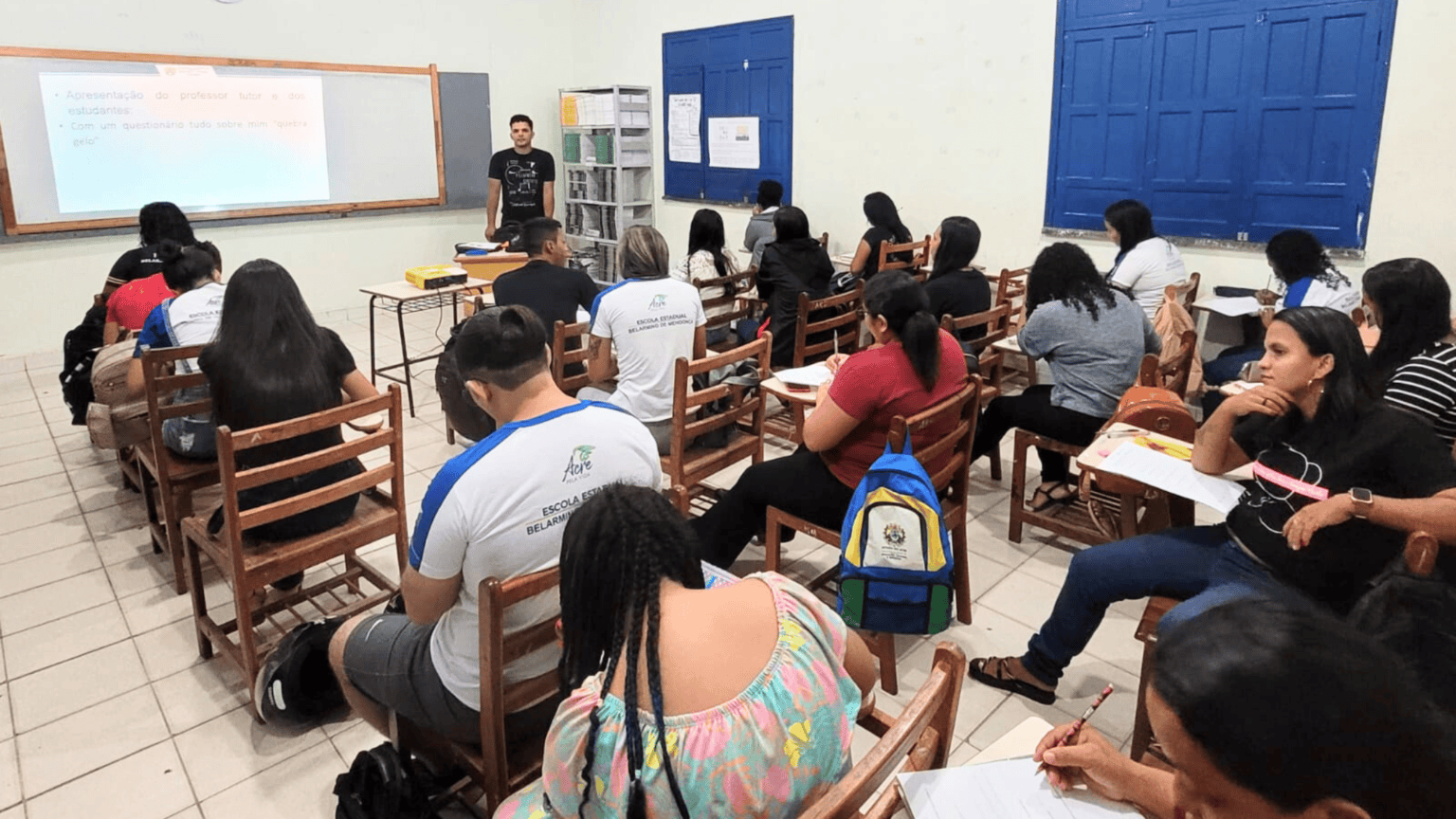 Ieptec inicia aulas com alunos da Educação de Jovens e Adultos