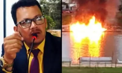 VERADOR-PONTAO-996×600 Amadeu Vieira da Silva Filho (Amadeuzinho), ex vereador do município de Marechal Thaumaturgo e dono de um pontão no município - Foto: Reprodução