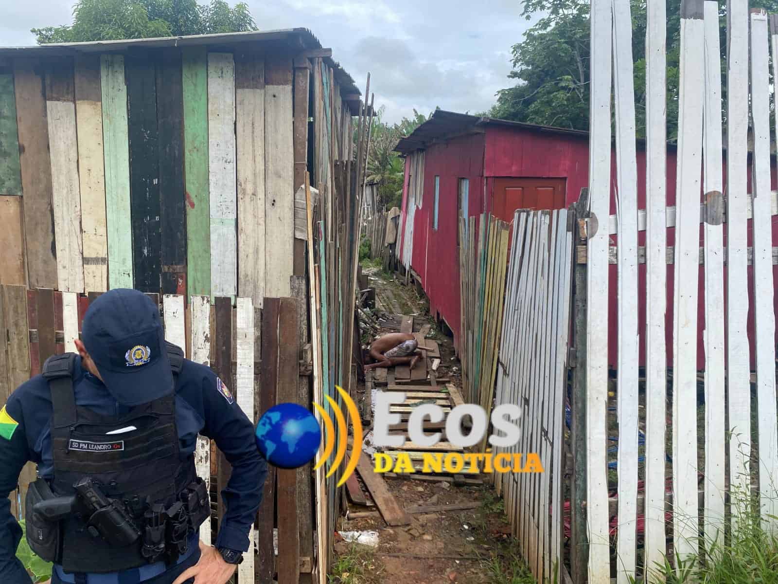 Dependente químico natural de SP é encontrado morto de joelho em beco no Centro de Rio Branco