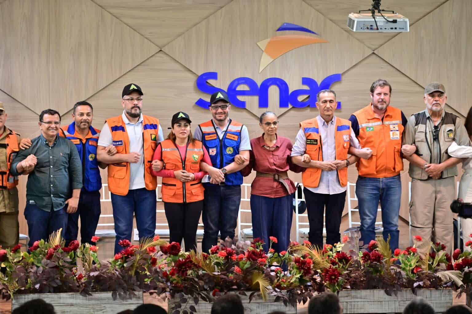 Em Brasileia, solidariedade e ajuda humanitária pautam encontro governamental para enfrentar cheias no Acre