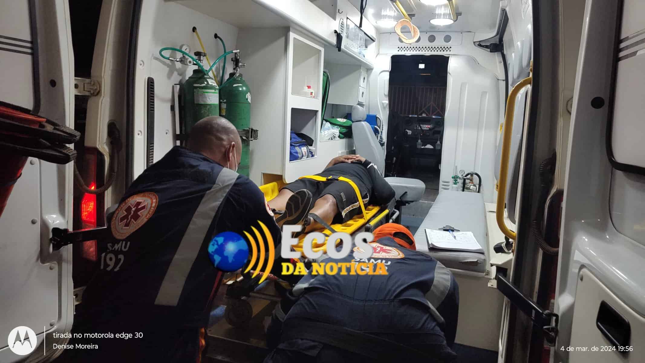 Ciclista é atropelado na estrada Dias Martins, em frente a clínica veterinária da UFAC