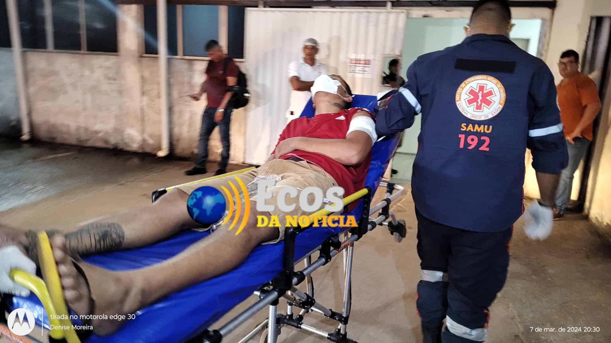 Casal é alvo de ataque armado no 2° Distrito de Rio Branco, jovem recebe um tiro e foi parar no PS