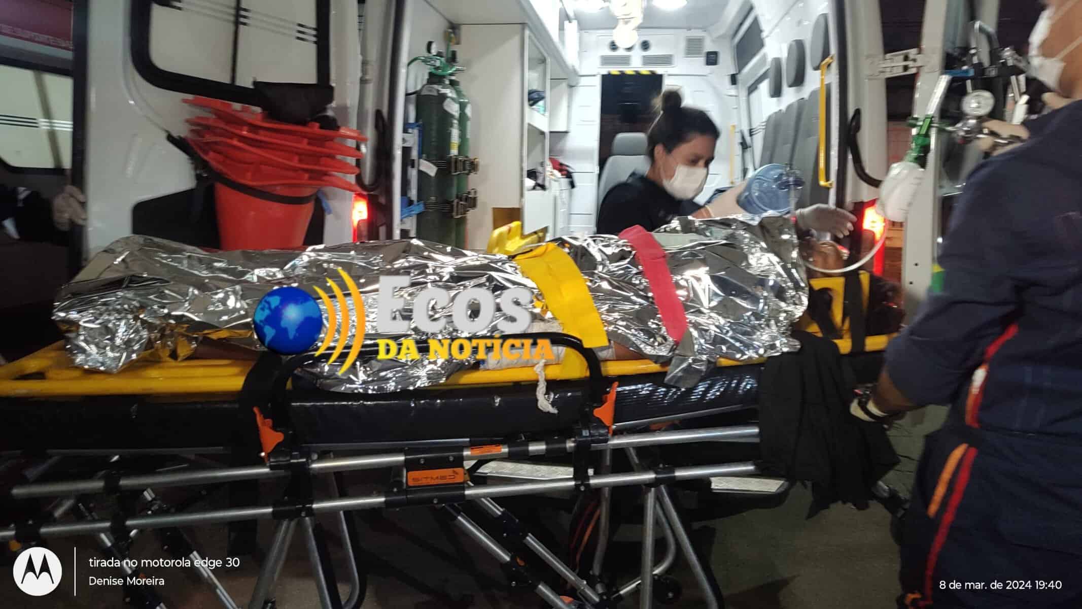 Mulher de 33 anos  é atropelada e vai parar em estado gravíssimo no Pronto-Socorro de Rio Branco