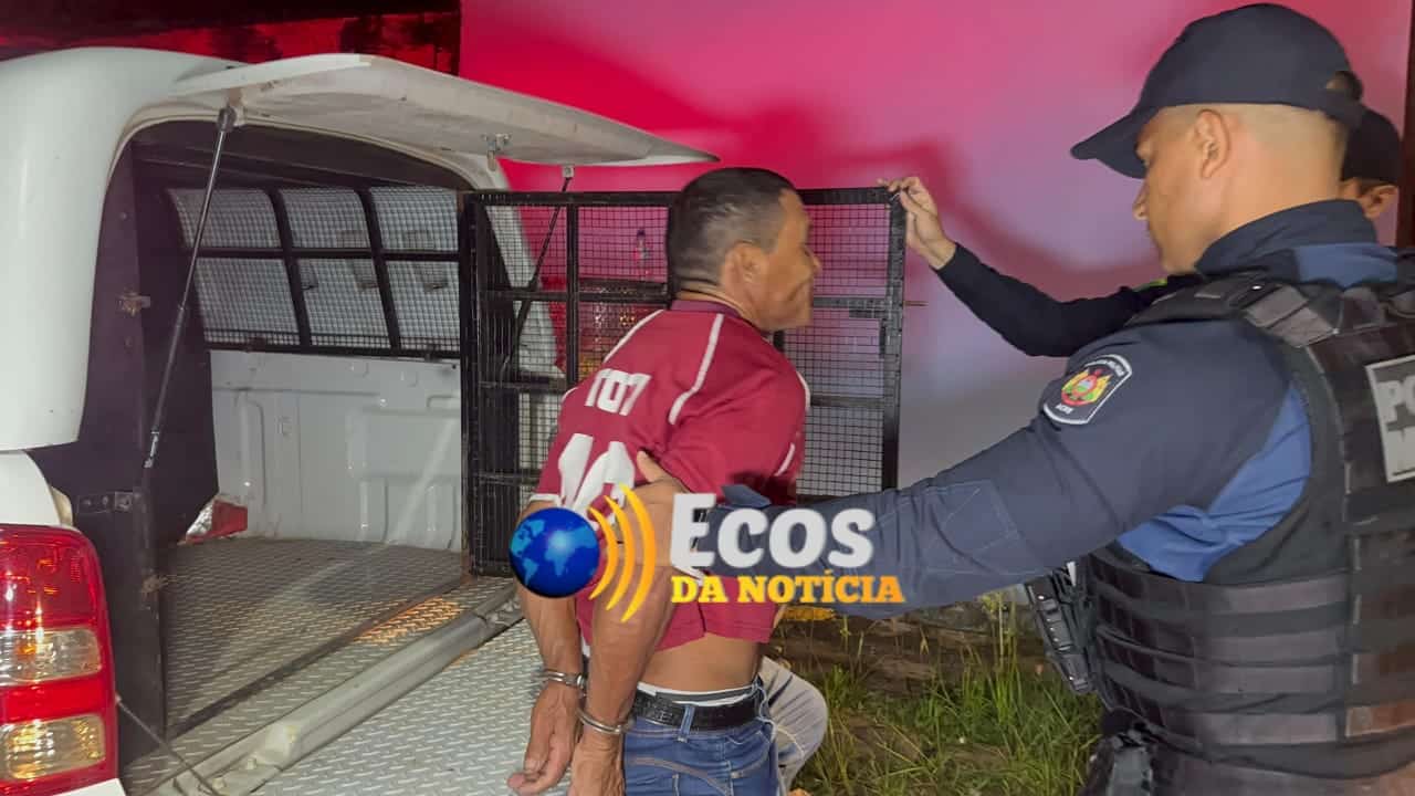 Bebedeira entre família termina com enteado ferido a golpes de faca e padastro preso na Capital