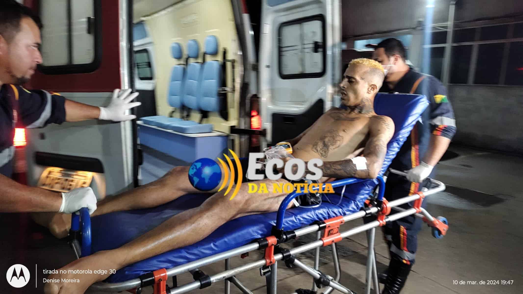 Foragido da Justiça escapa da morte após ser alvejado por 4 tiros no 2° Distrito de Rio Branco